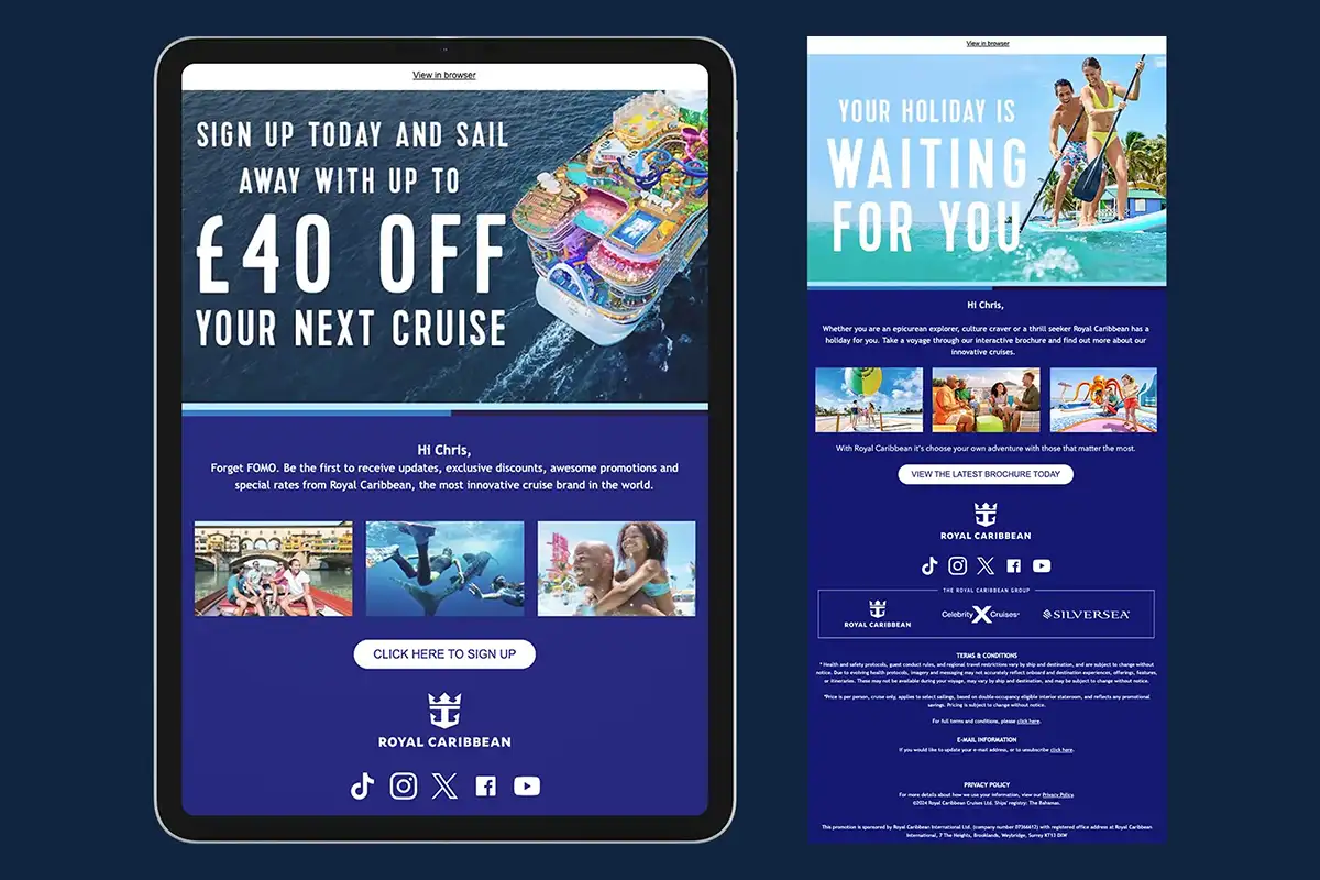 Read more about the article Royal Caribbean International Email Marketing Campaign Case Study